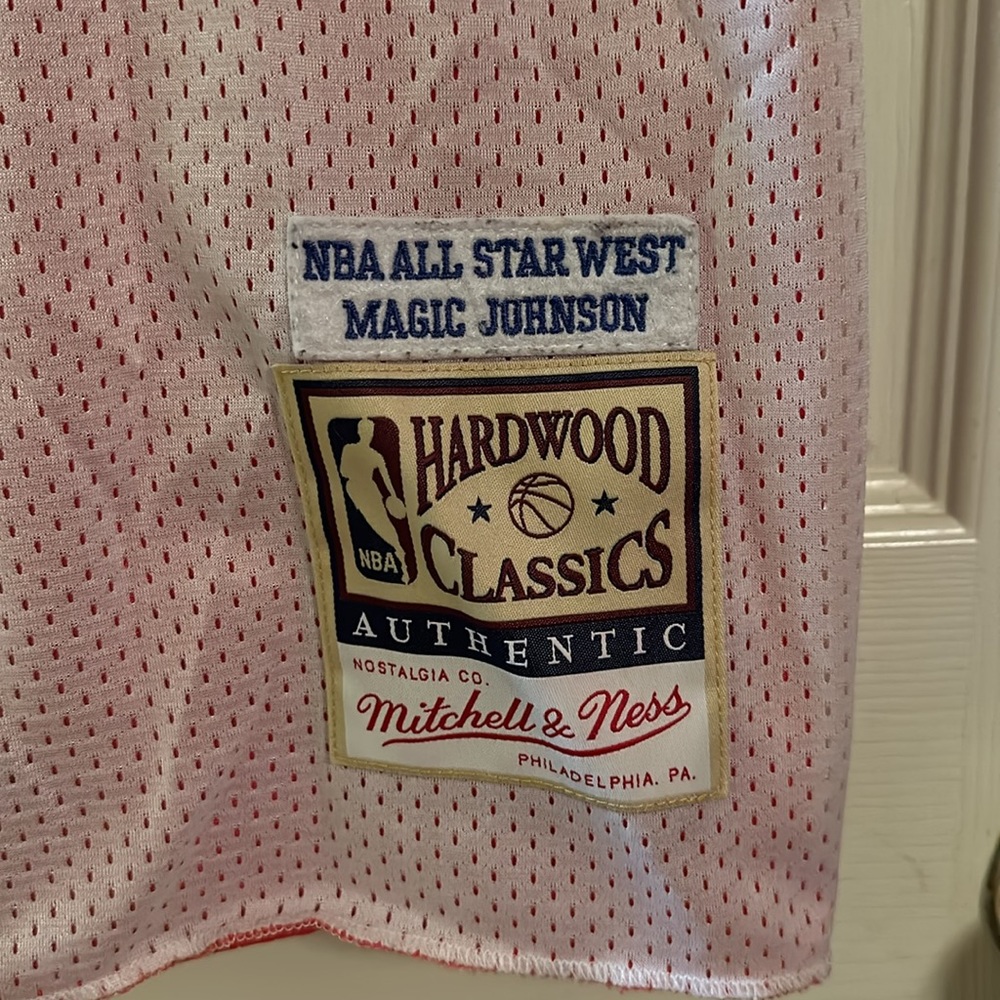 Magic Johnson Mitchell & Ness Authentic Reversibl… - image 2